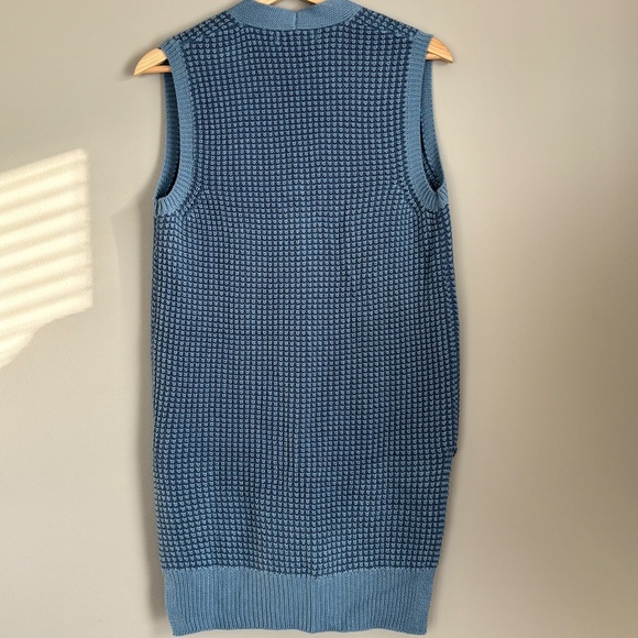 Simply Noelle Cozy Blue v-neck sweater vest size S - Picture 2 of 8
